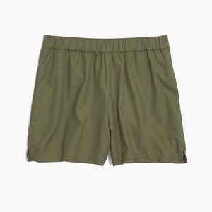 Madewell Pull-on Cotton Shorts: Palm Tree